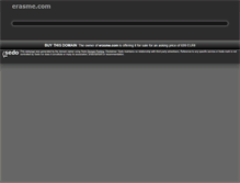 Tablet Screenshot of erasme.com
