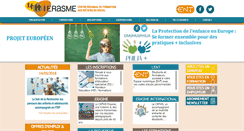 Desktop Screenshot of erasme.fr