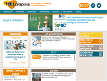 Tablet Screenshot of erasme.fr